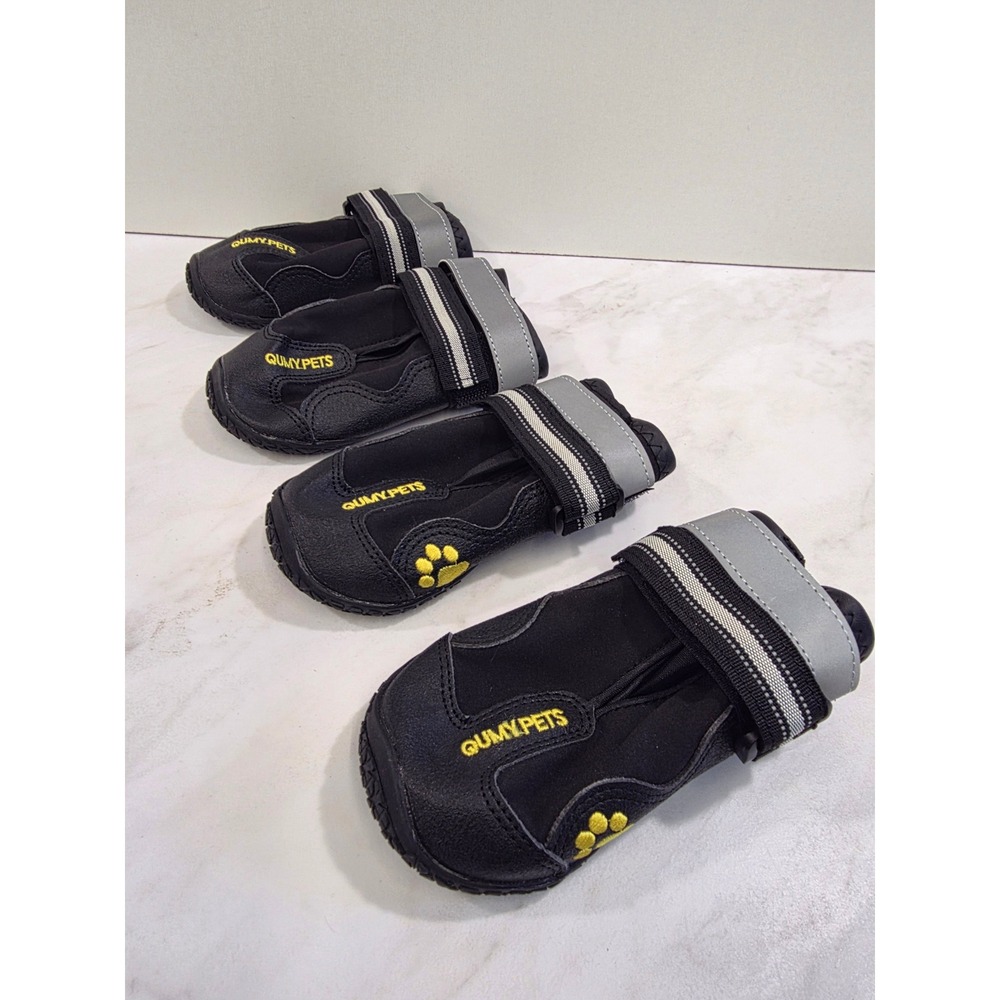 Petcore Gorpcore Techwear Dog Boots Waterproof Reflective QUMY Pets Size 6 Black